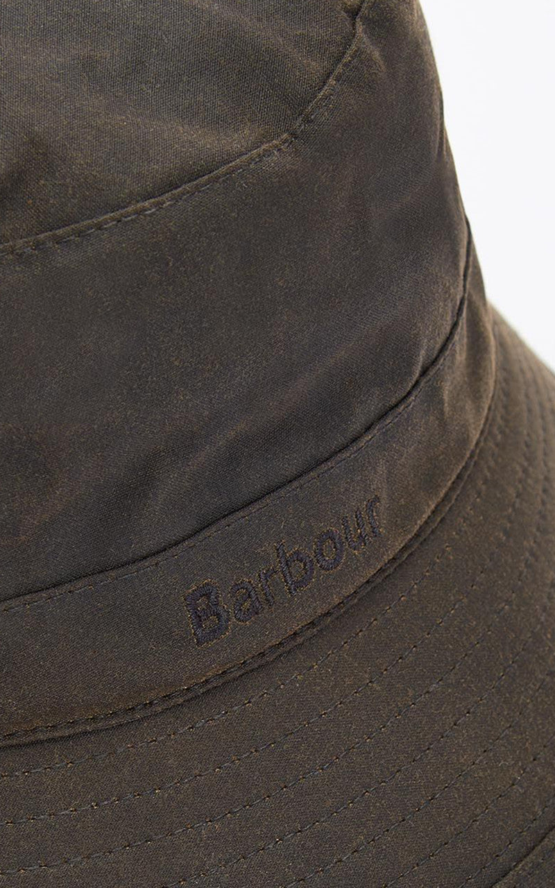 Barbour Wax Sports Hat Olive
