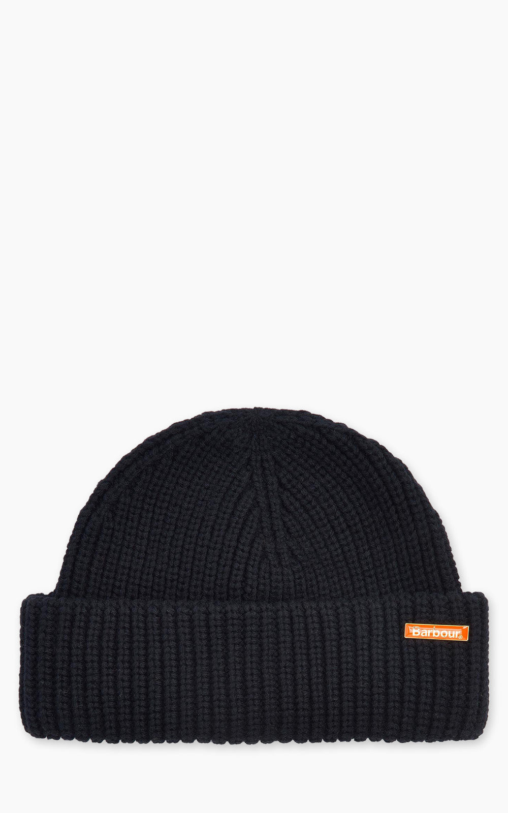 Barbour Beanie Mosely Fisherman Black