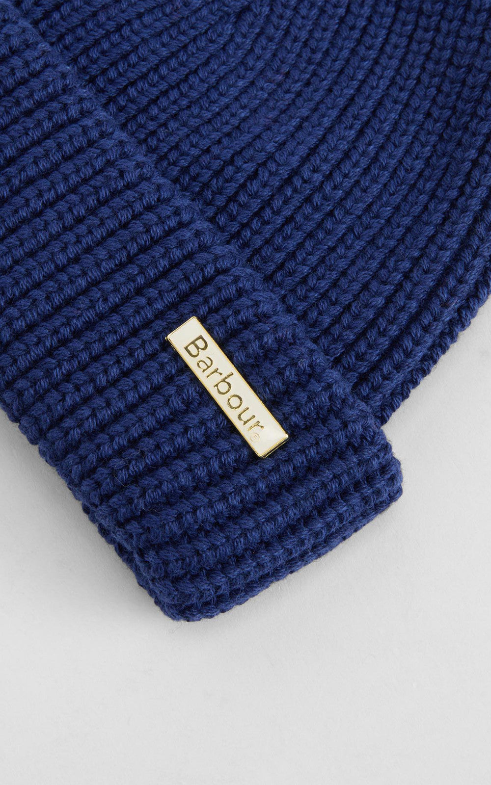 Barbour Beanie Mosely Fisherman Inky Blue