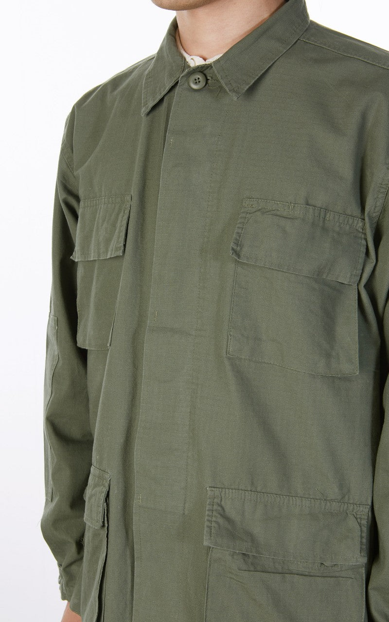 Military Surplus US BDU Field Jacket Ripstop Olive