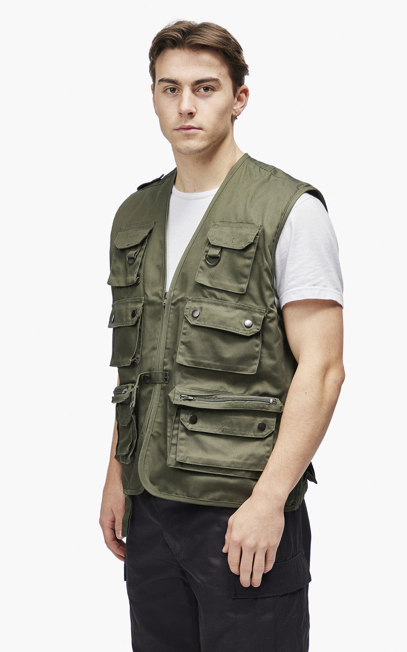 Military Surplus Hunting Vest Olive
