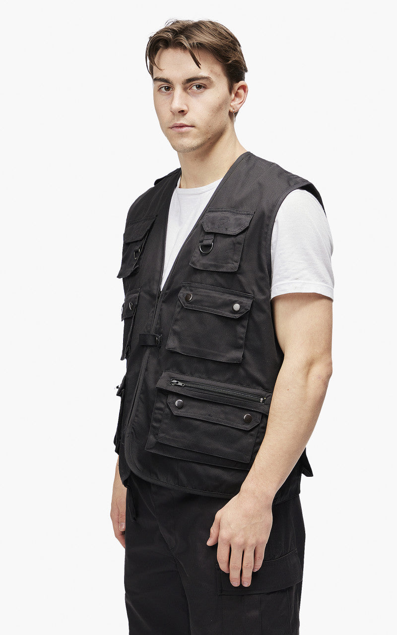 Military Surplus Hunting Vest Black