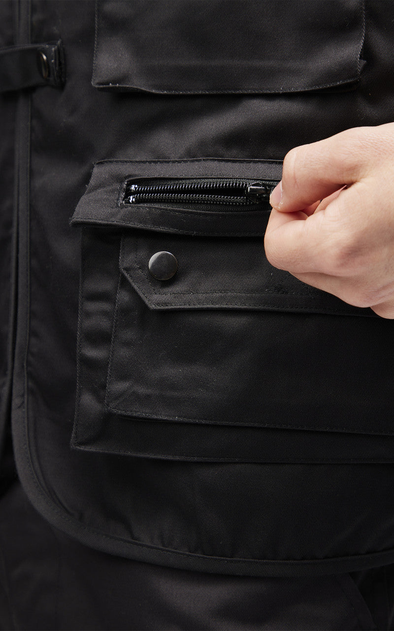 Military Surplus Hunting Vest Black