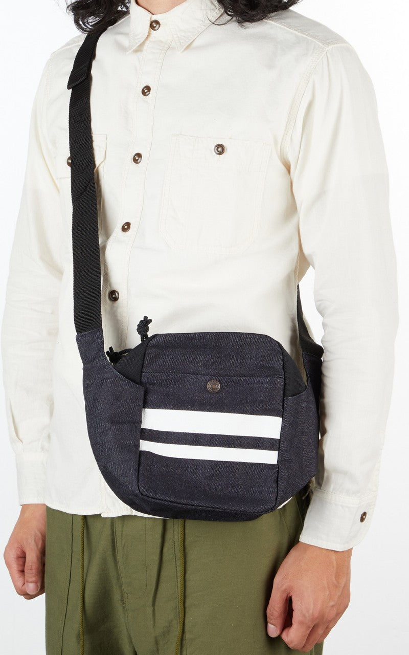 Momotaro Jeans B-29 Mini Denim Bag Indigo