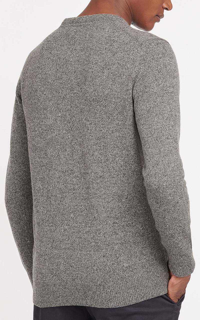 Barbour Essential Tisbury Crew Neck Sweatshirt Grey