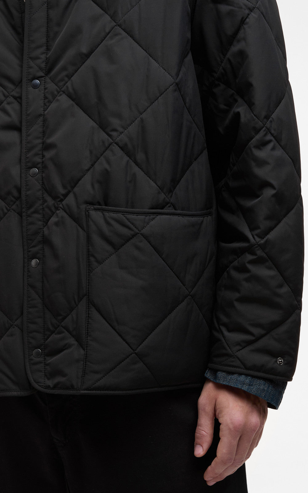 Barbour x Kaptain Sunshine Quilted Liner Black