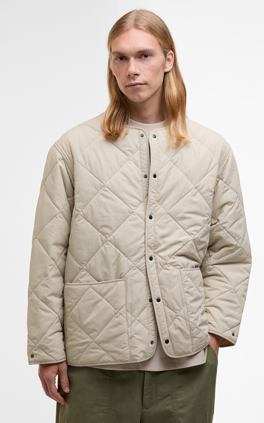 Barbour x Kaptain Sunshine Quilted Liner Clay