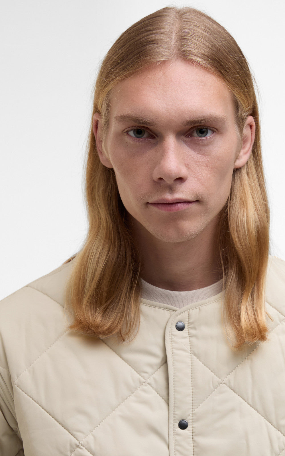 Barbour x Kaptain Sunshine Quilted Liner Clay