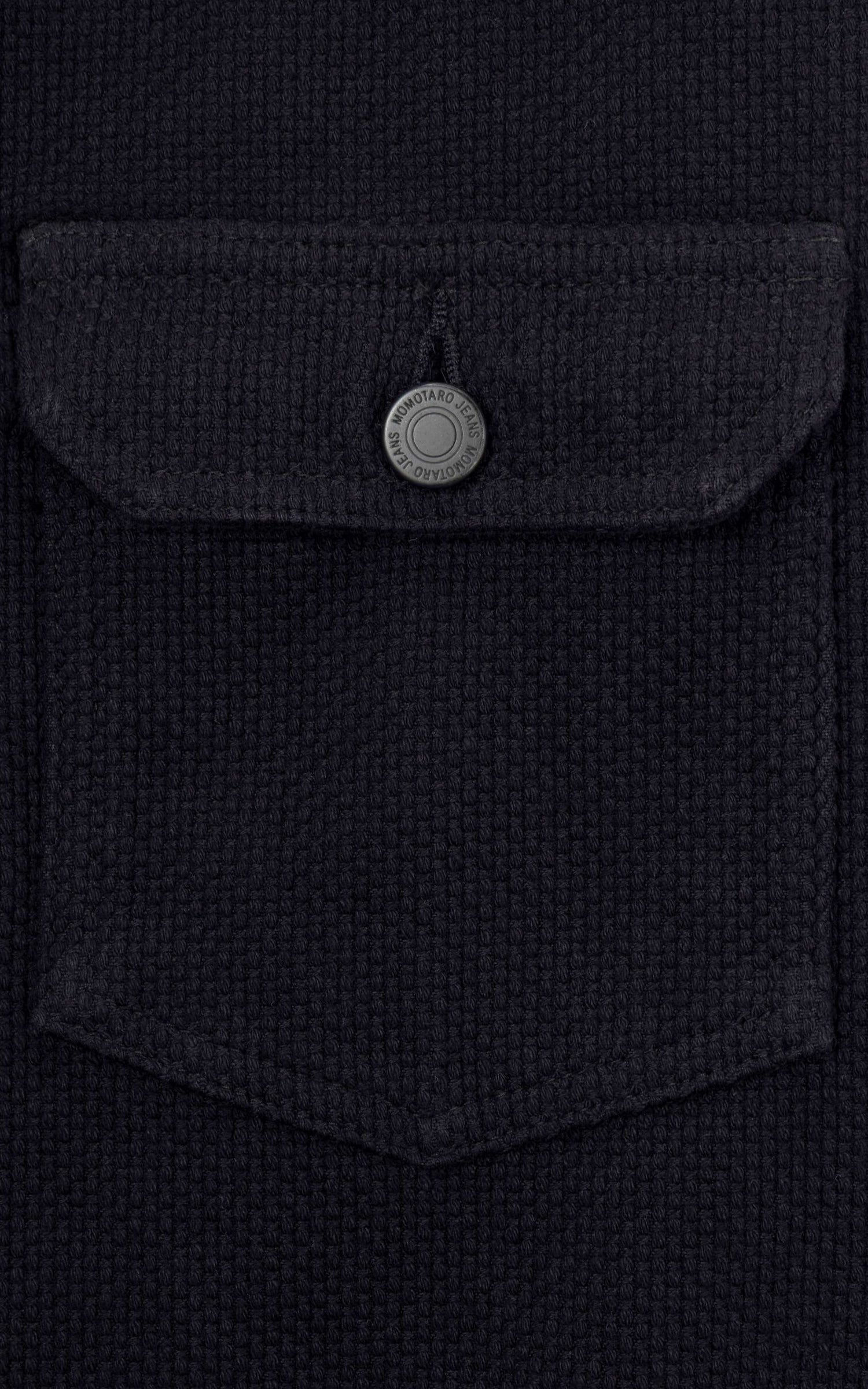 MOMOTARO JEANS MMGJ6005 #002 Overdyed Sashiko Type 2 Jacket Indigo