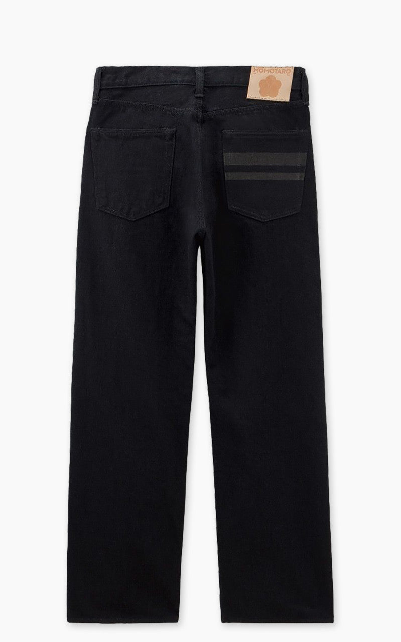 Momotaro Jeans MMJZ1101 Classic Straight Denim Black 15.7oz