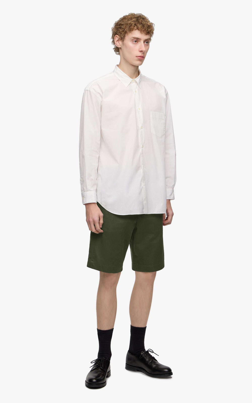 MOMOTARO JEANS MMSP6001 Fabric Dye Westpoint Slim Short Green