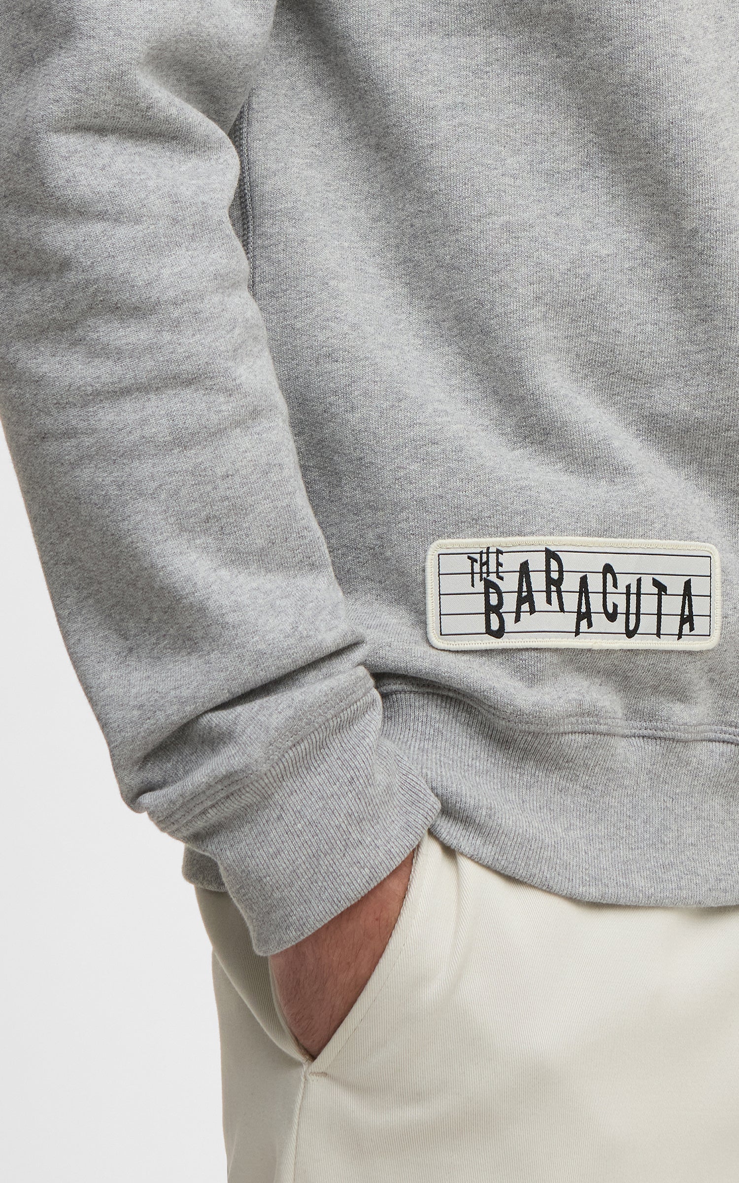 Barbour x Baracuta Sweatshirt Northern Grey Marl