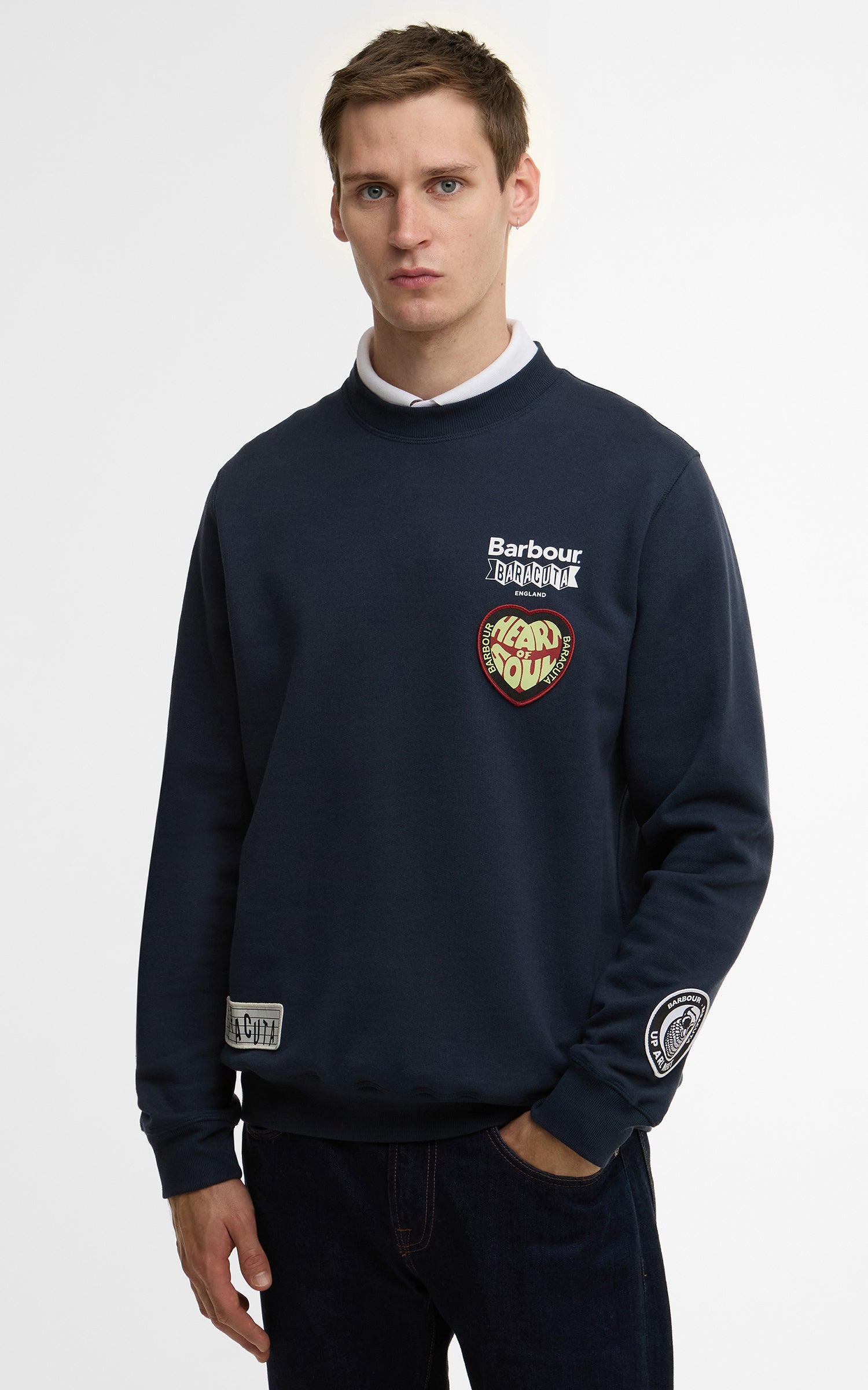 Barbour x Baracuta Sweatshirt Northern Navy