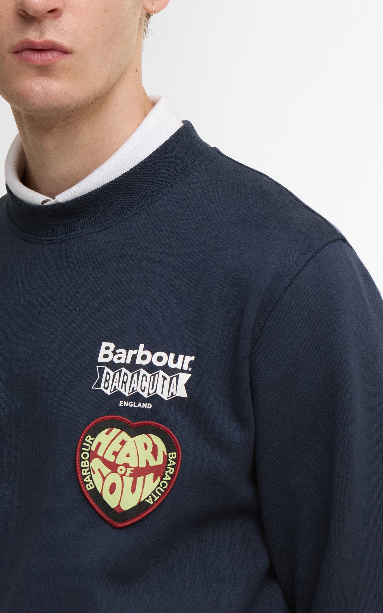 Barbour x Baracuta Sweatshirt Northern Navy