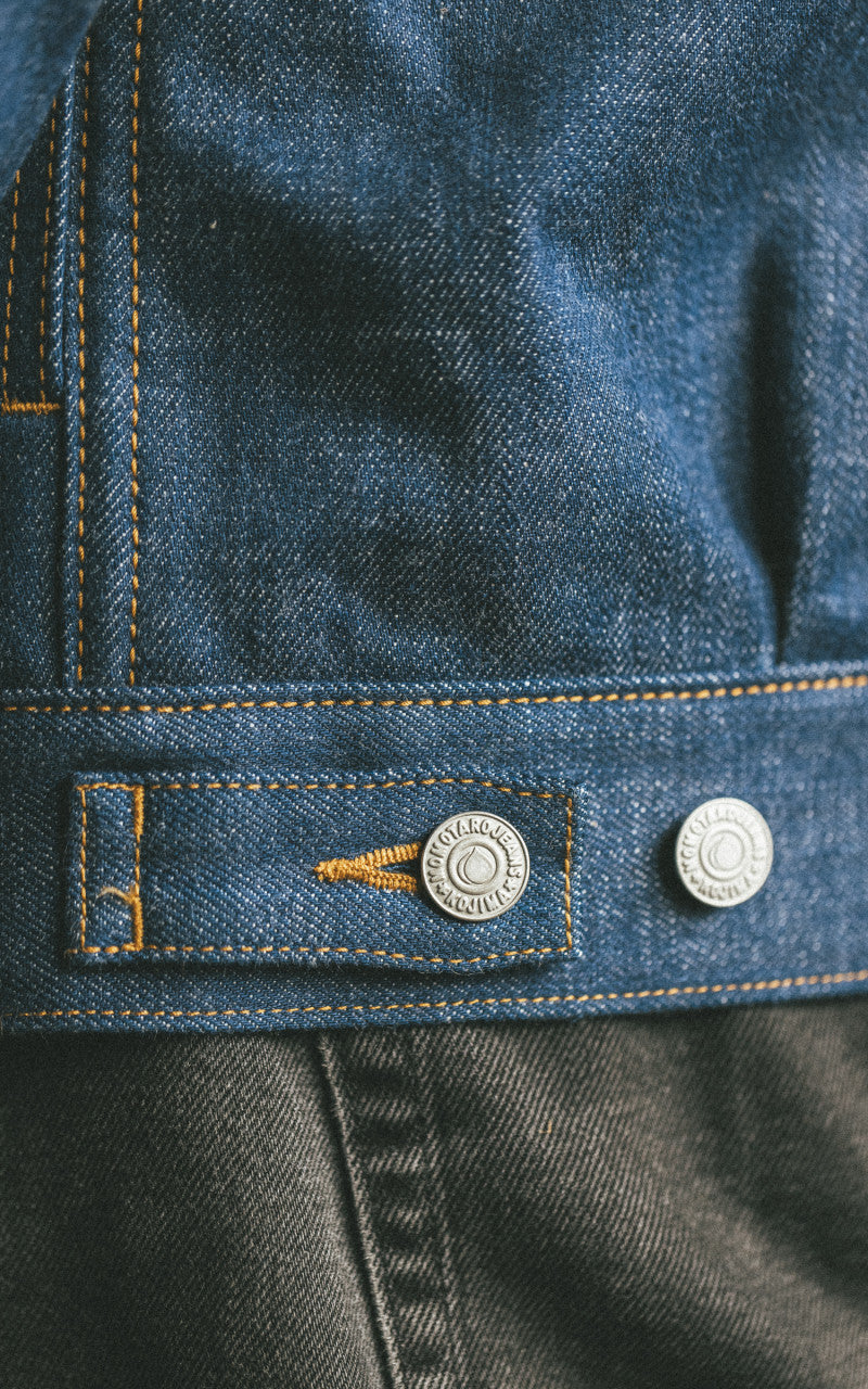 Momotaro Jeans MXGJ1112 Selvedge Denim Jacket Natural Indigo 13.5oz