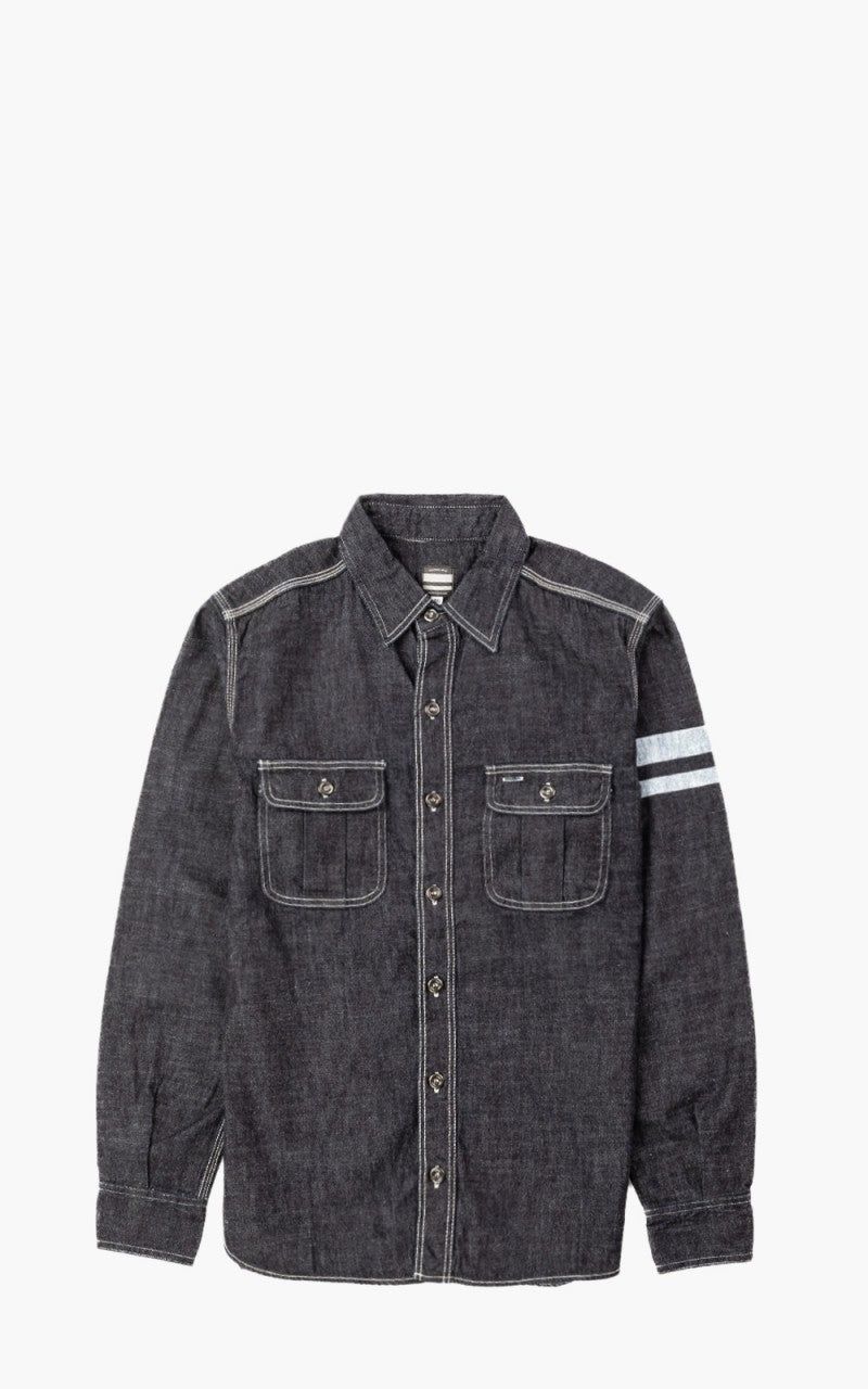 Momotaro Jeans SJ091D Selvedge Denim Work Shirt GTB