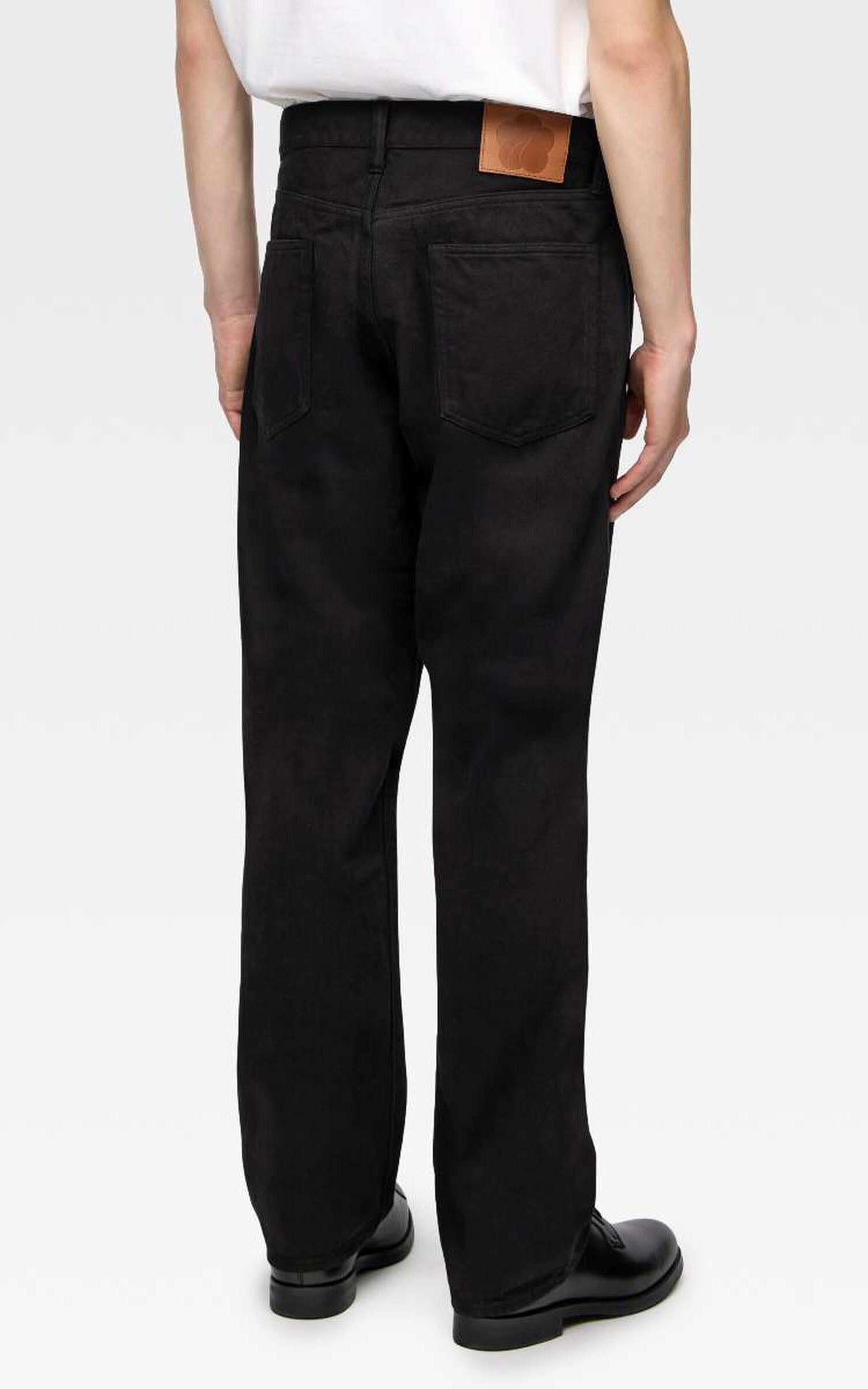 MOMOTARO JEANS MMJB6404 #100 Kyoto Montsuki Straight Denim Black