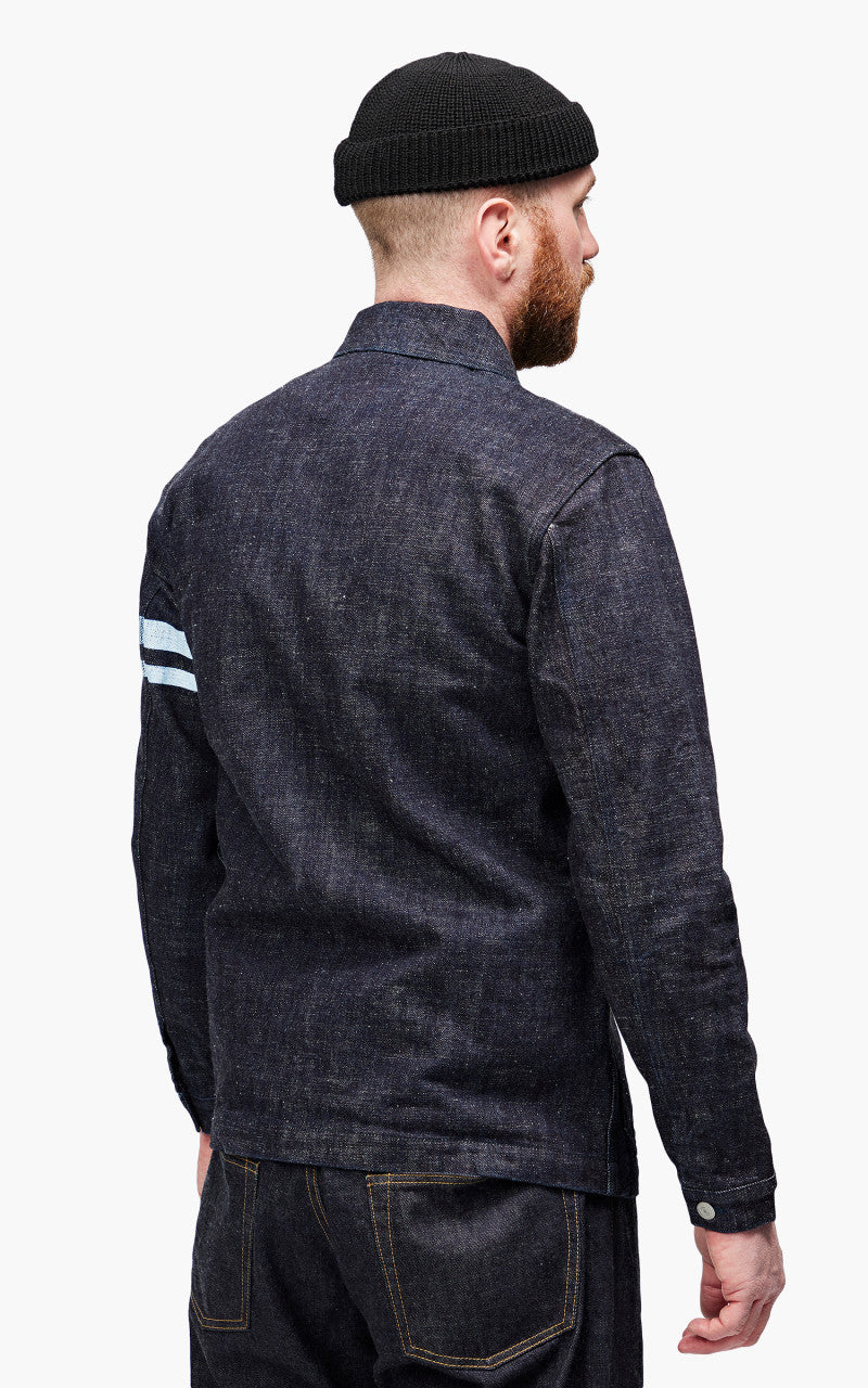 Momotaro Jeans 03-087 Denim Coverall Jacket Indigo 16oz