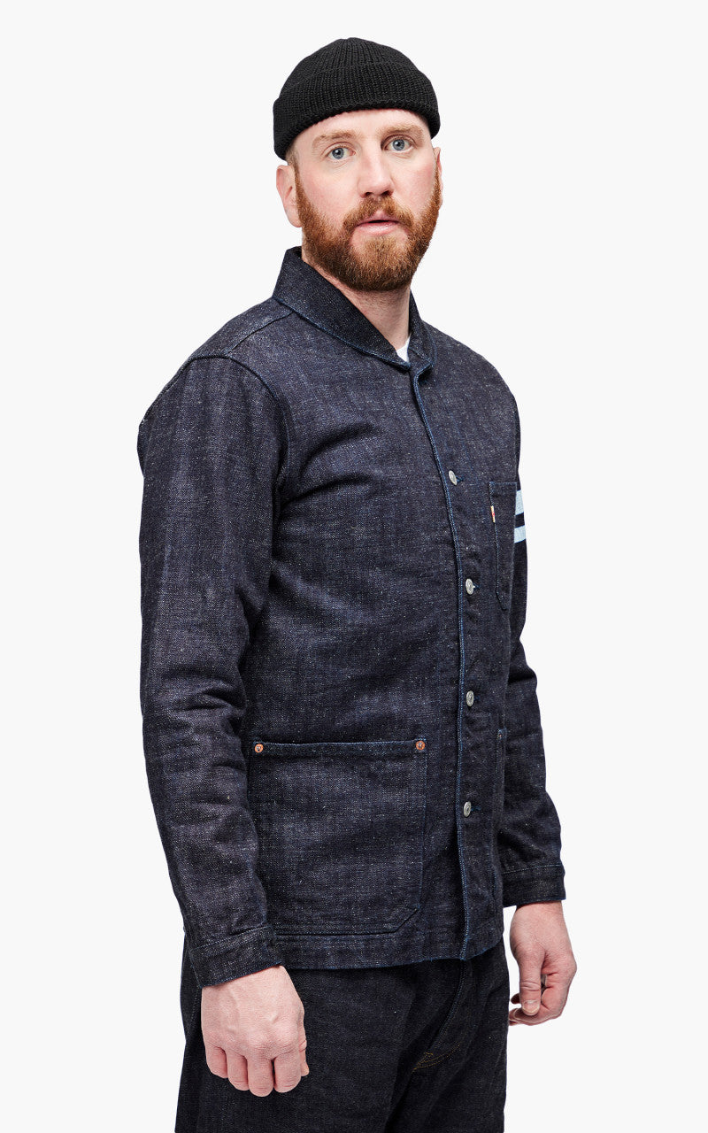 Momotaro Jeans 03-087 Denim Coverall Jacket Indigo 16oz