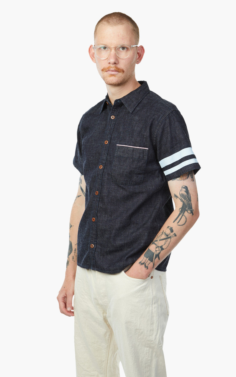Momotaro Jeans 06-112 Selvedge Shirt Indigo 8oz