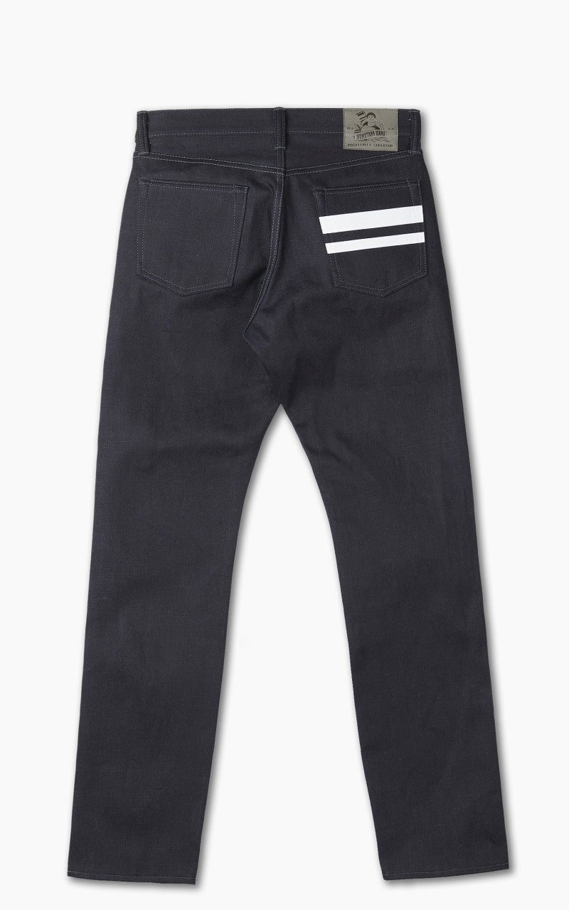Momotaro Jeans 0605-52GSP Indigo x Grey Double Face Denim 18oz