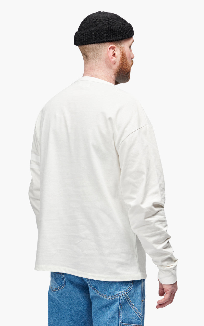 Momotaro Jeans MTS1010M31 Oversized Longsleeve T-Shirt White