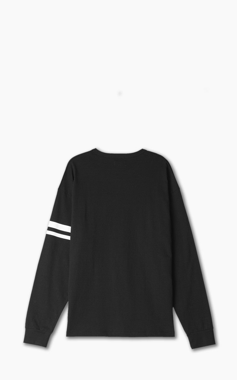 Momotaro Jeans MTS1010M31 Oversized Longsleeve T-Shirt Black