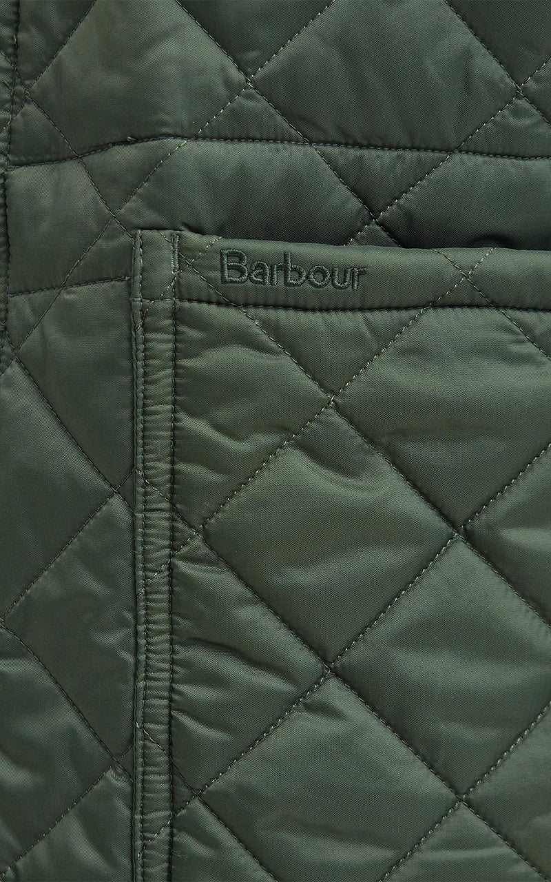 Barbour x Maison Kitsuné Kenning Quilted Green