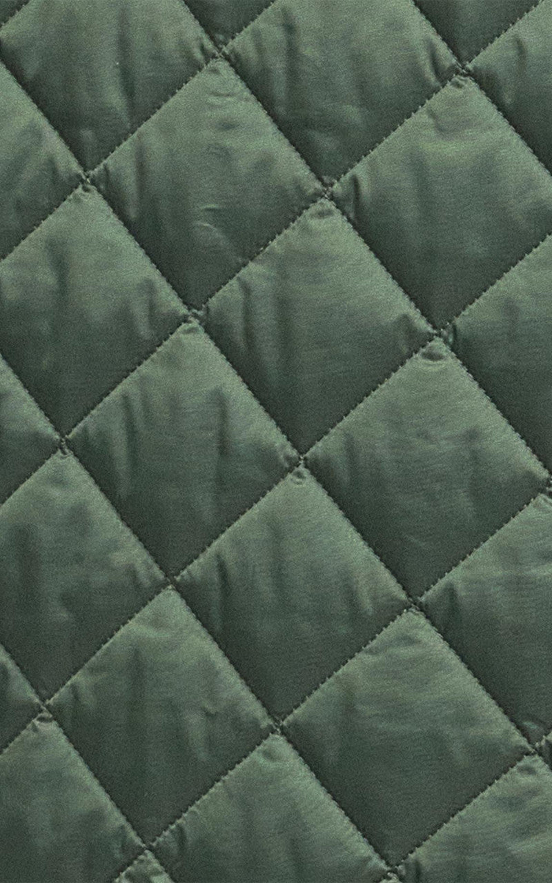 Barbour x Maison Kitsuné Kenning Quilted Green