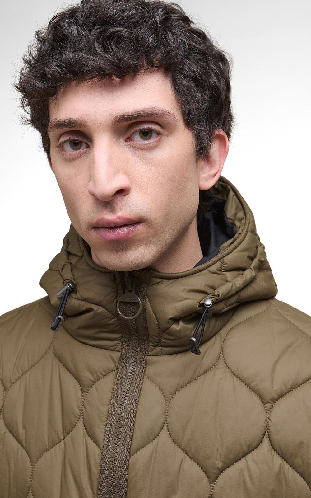 Barbour Re-Engineered Hooded Spey Quilted Jacket Beech