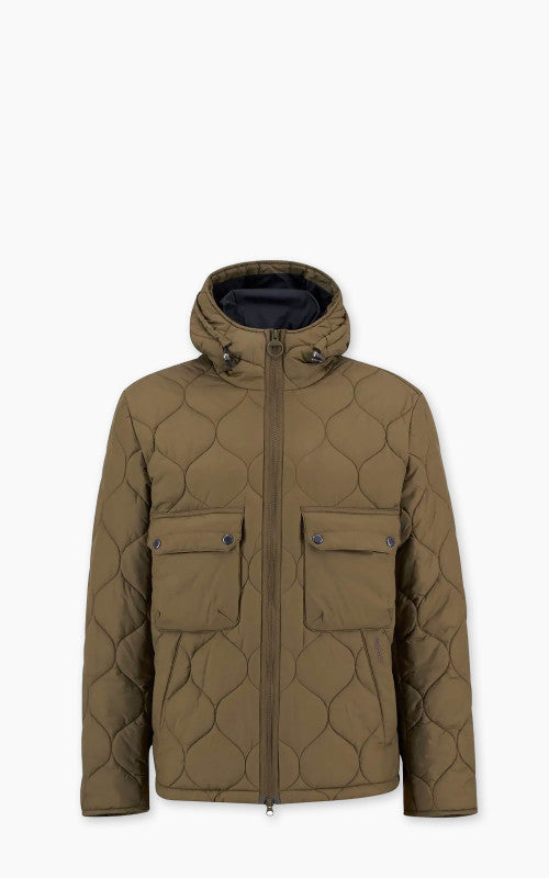 Barbour Re-Engineered Hooded Spey Quilted Jacket Beech