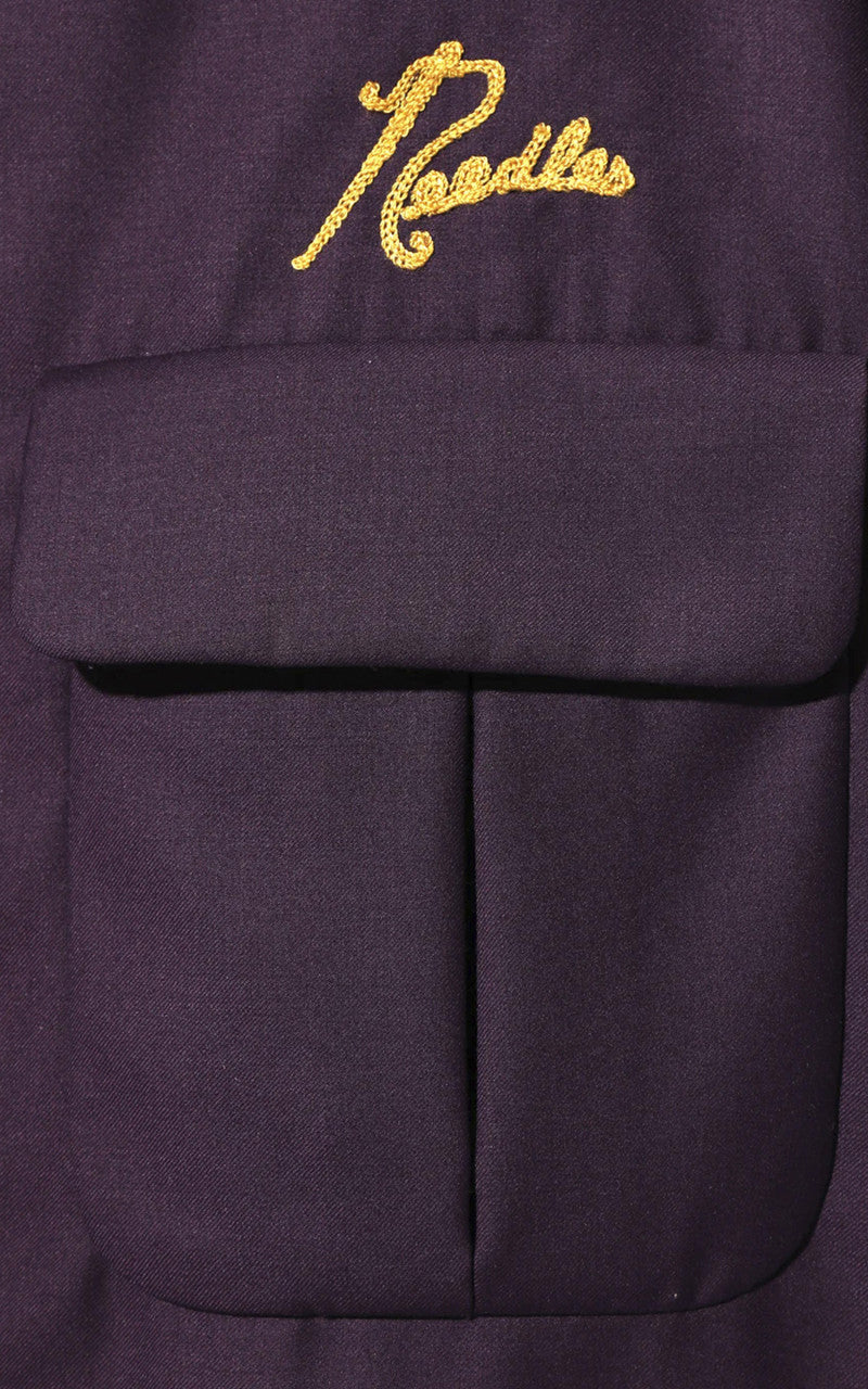 Needles Sport Jacket PE/W Gabardine Purple