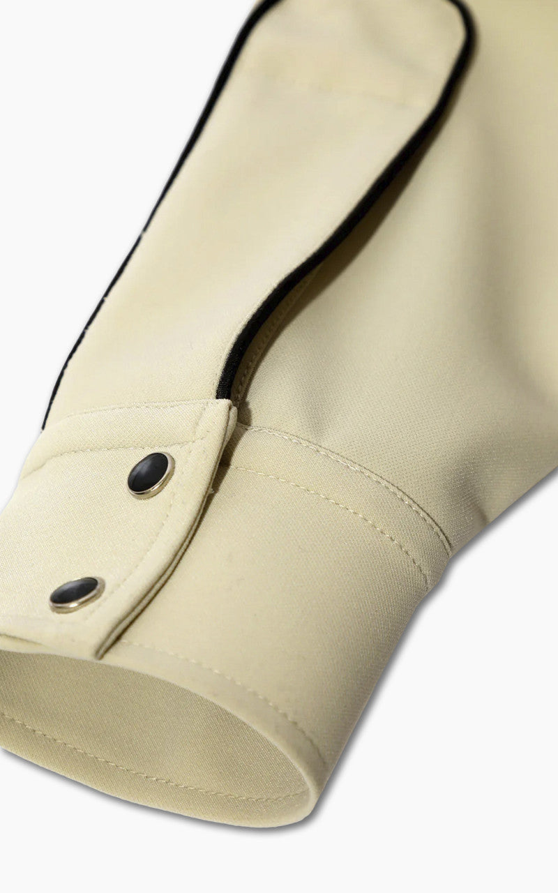 Needles Piping Cowboy Jacket PE/PU Double Cloth Beige