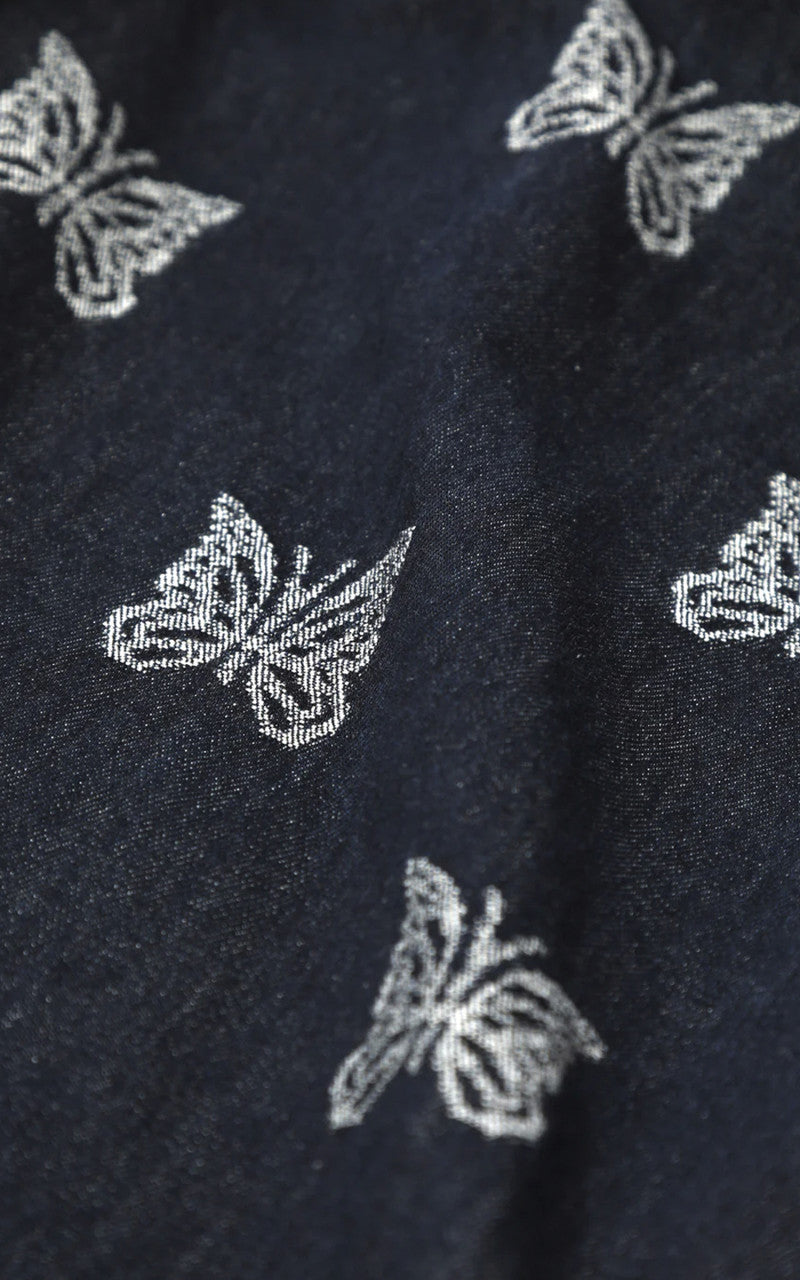 Needles M.W. Jean Jacket Papillon Jacquard Denim 13oz Indigo