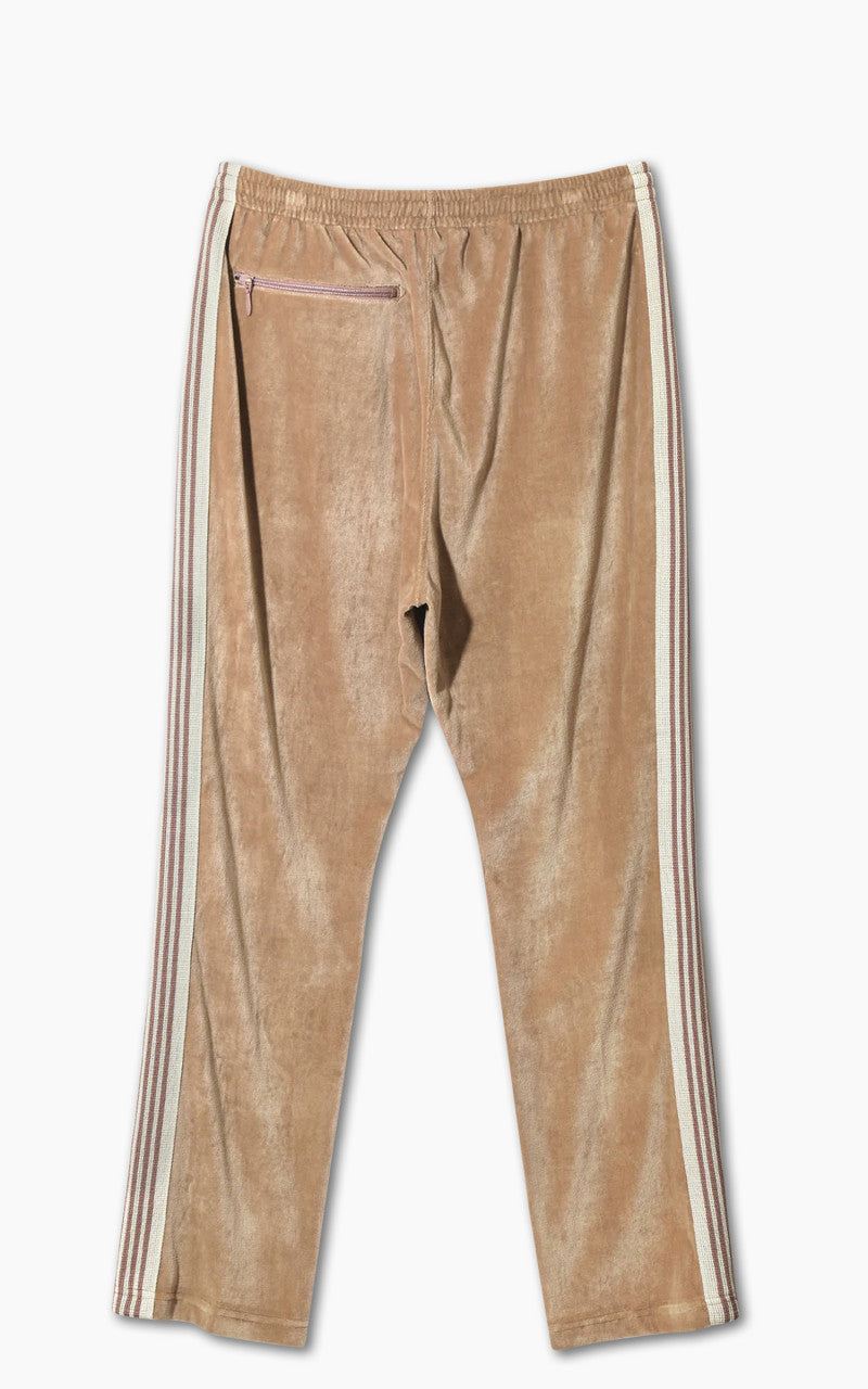 Needles Narrow Track Pant C/PE Velour Old Rose
