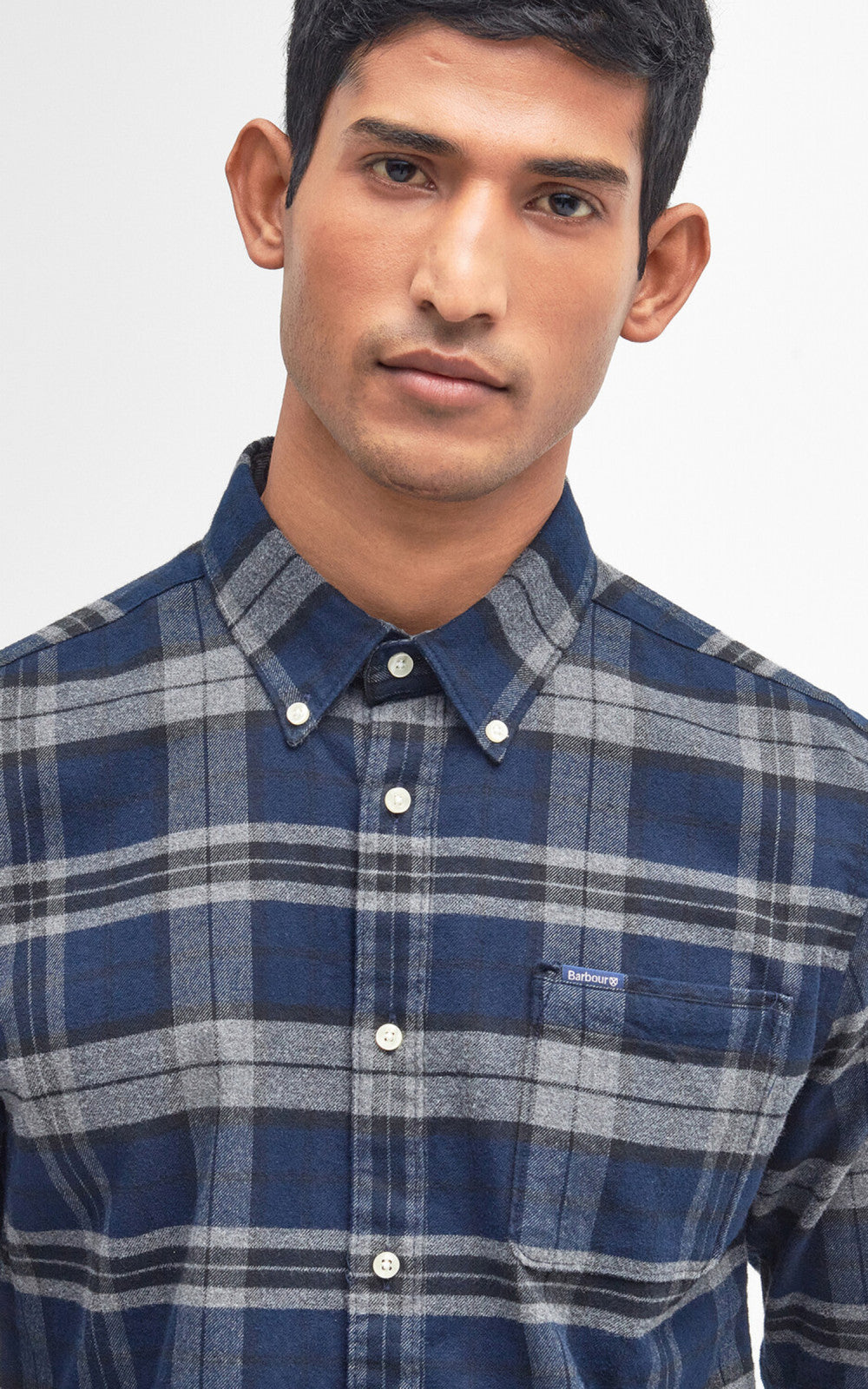 Barbour Betsom Tailored Shirt Grey Marl