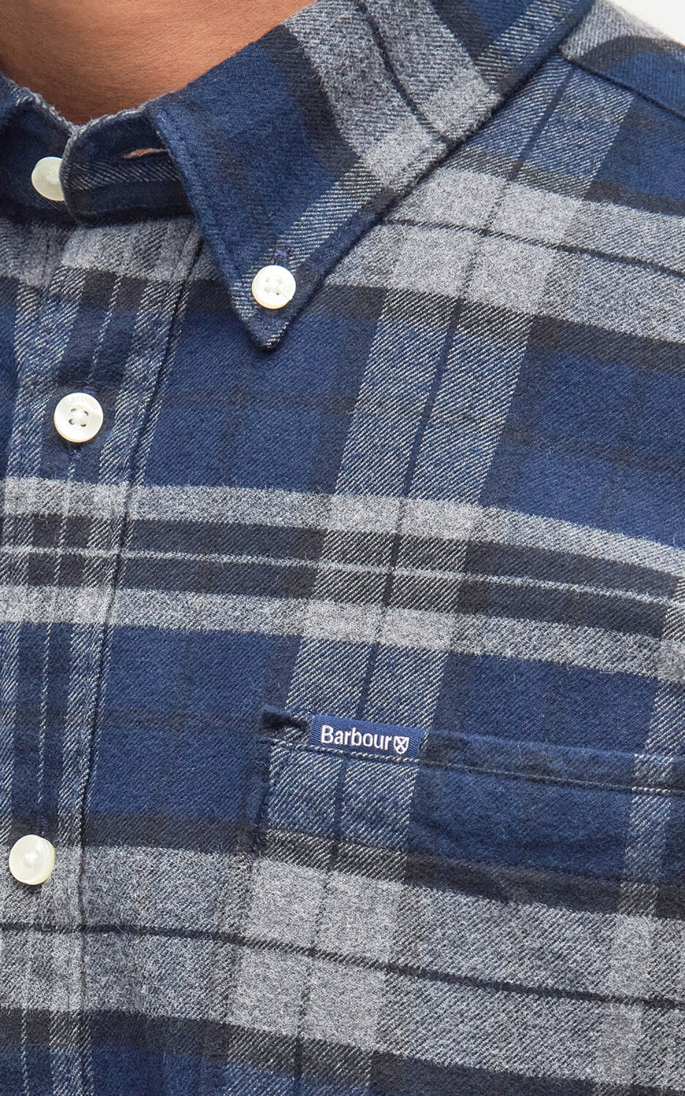 Barbour Betsom Tailored Shirt Grey Marl