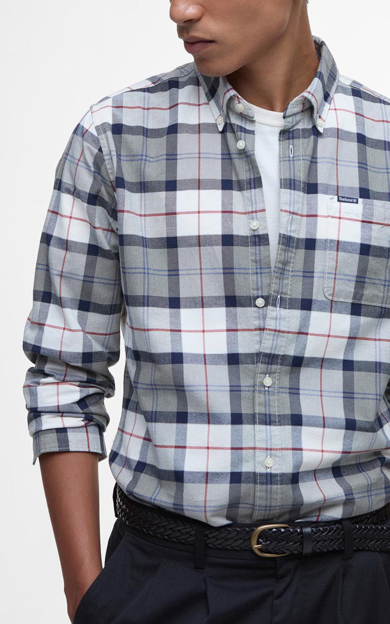 Barbour Lewis Shirt Bleached Pine Tartan