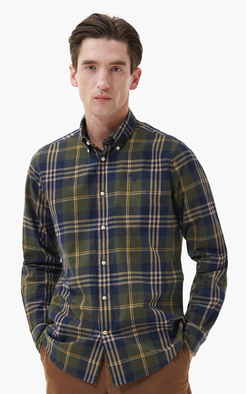 Barbour Edgar Tailored Shirt Olive