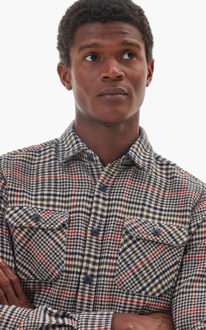 Barbour Hillside Tailored Shirt Stone