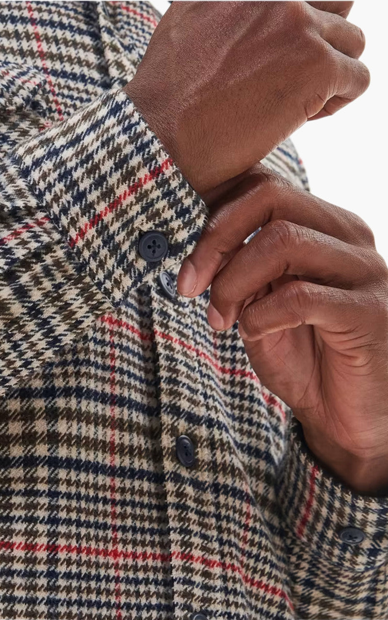 Barbour Hillside Tailored Shirt Stone