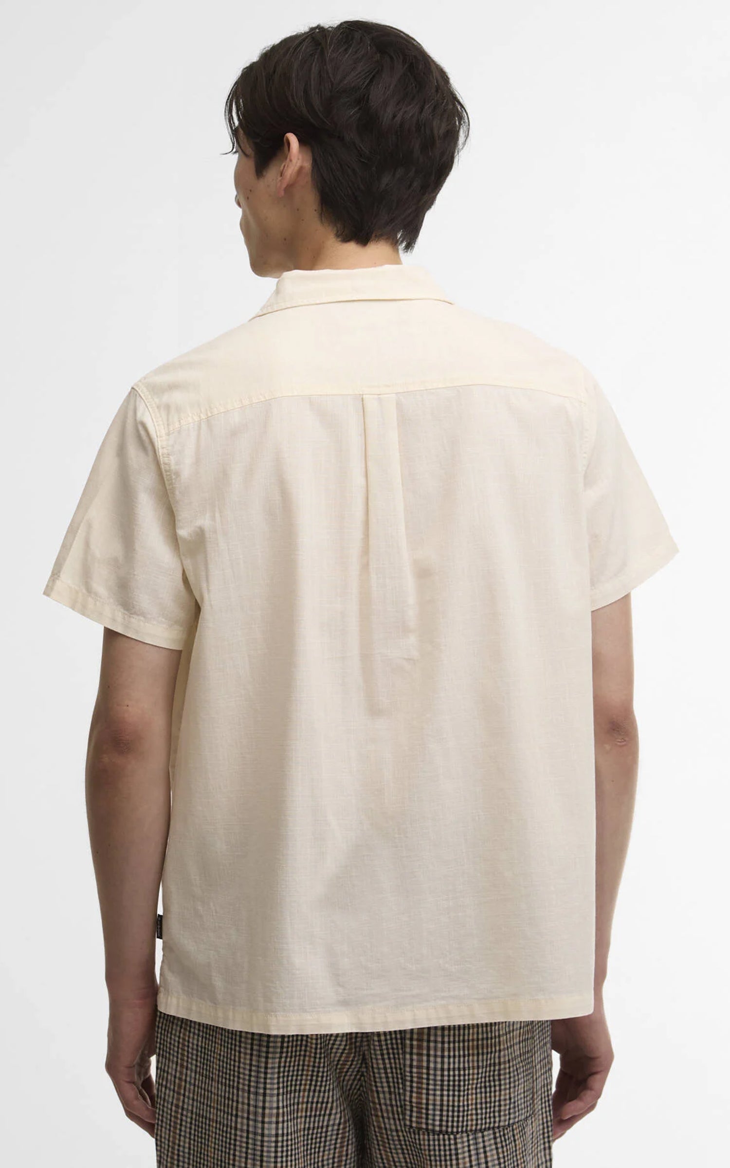 Barbour Parkvale Slub Relaxed Short-Sleeved Shirt Neutral