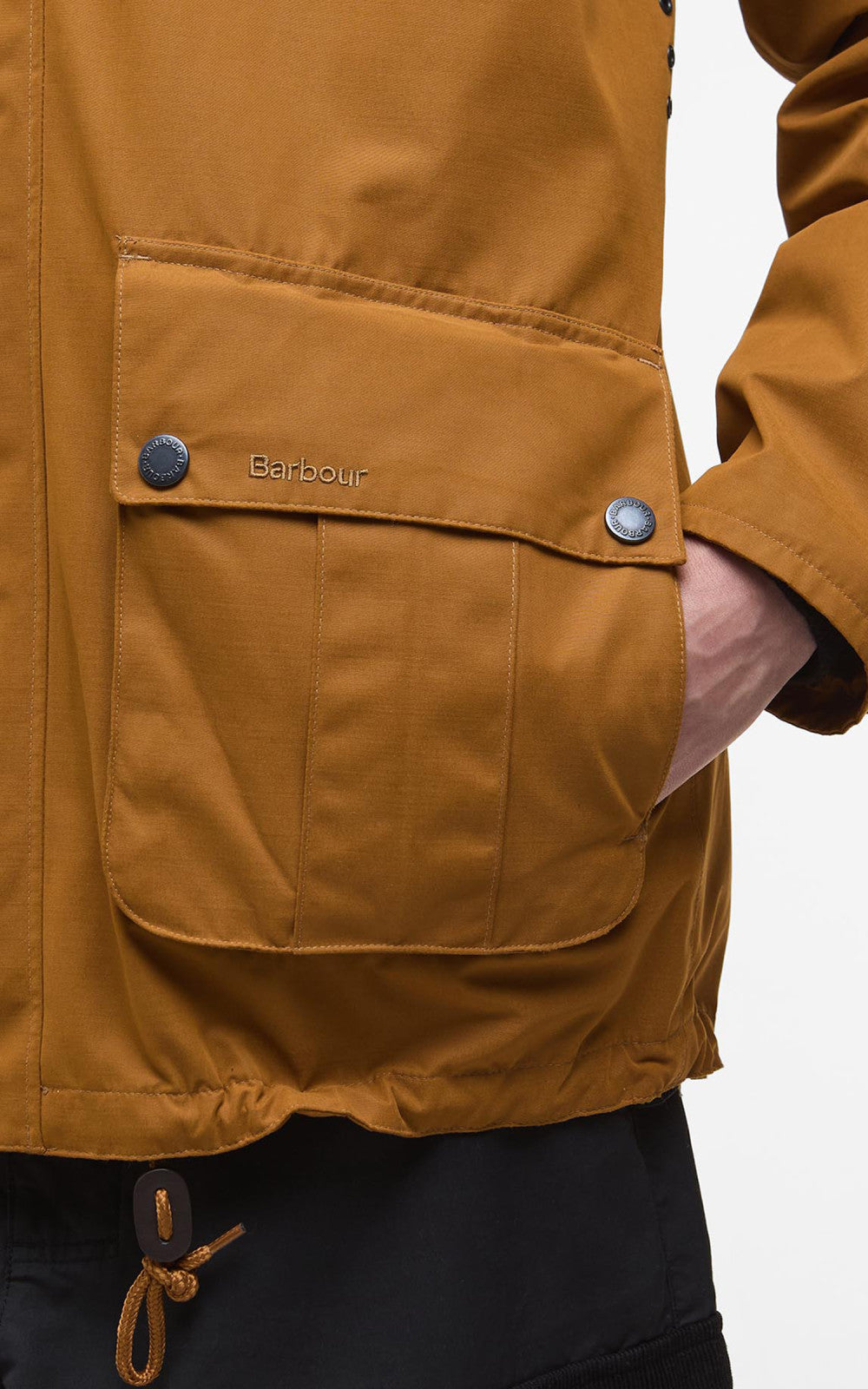 Barbour Re-Engineered Wading Spey Showerproof Jacket Bronze Brown