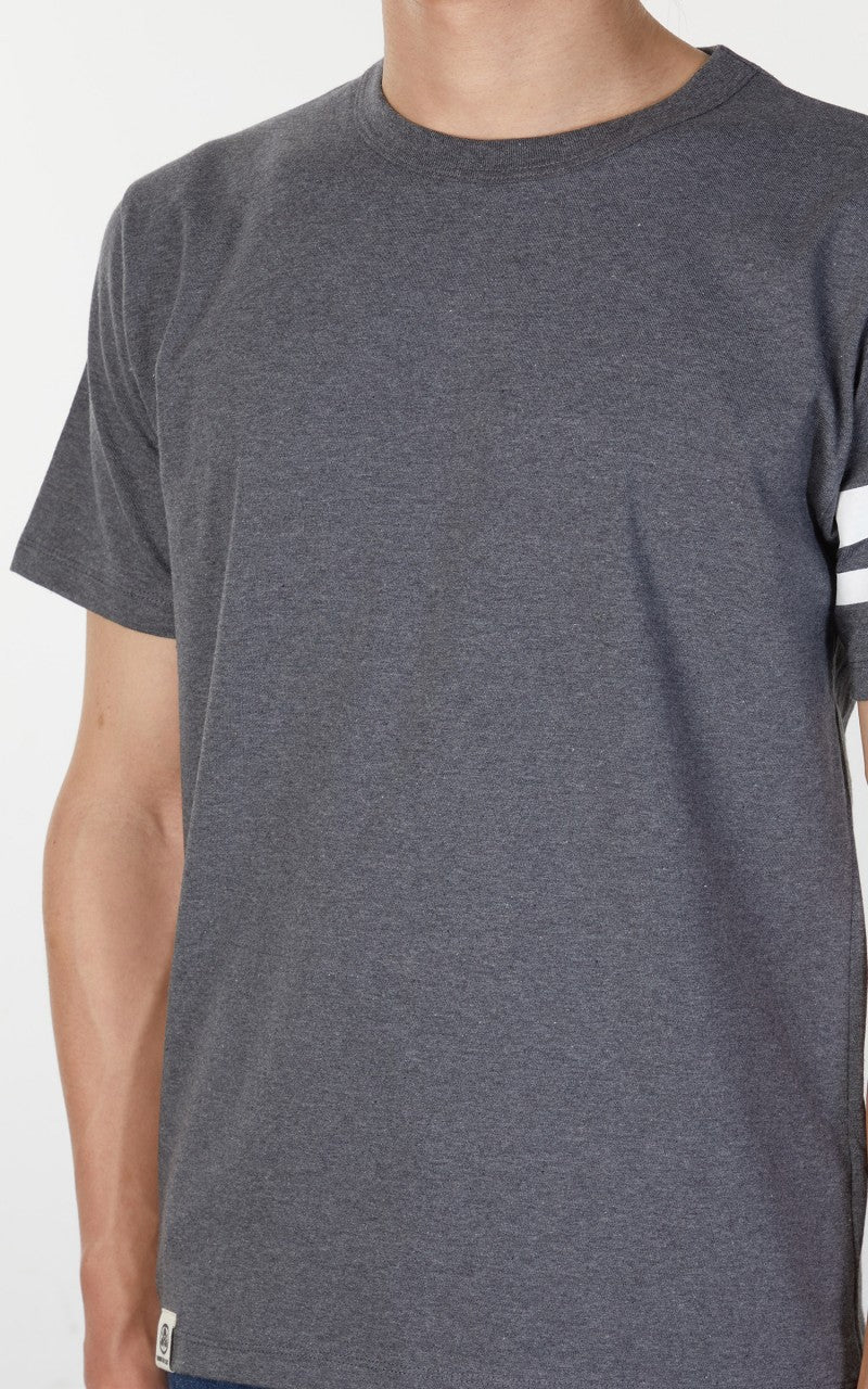 Momotaro Jeans GTB Zimbabwe Cotton T-Shirt Dark Grey