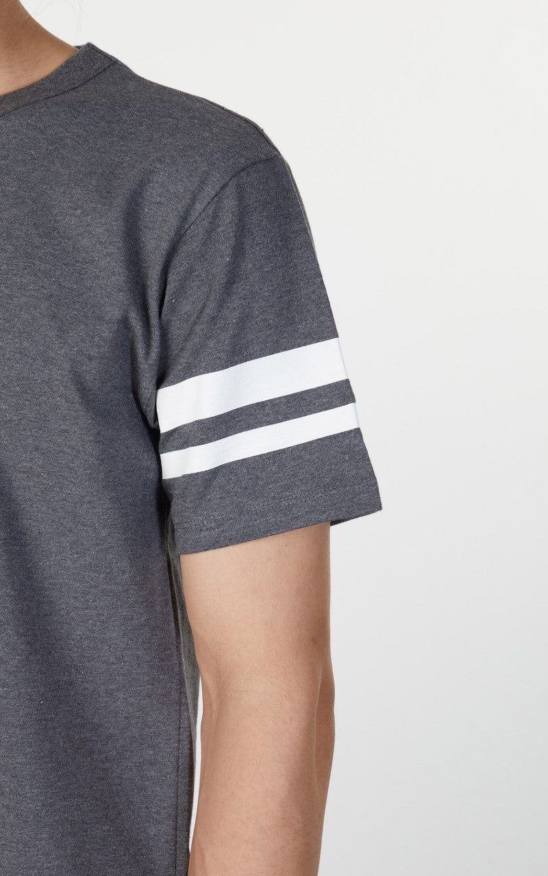 Momotaro Jeans GTB Zimbabwe Cotton T-Shirt Dark Grey
