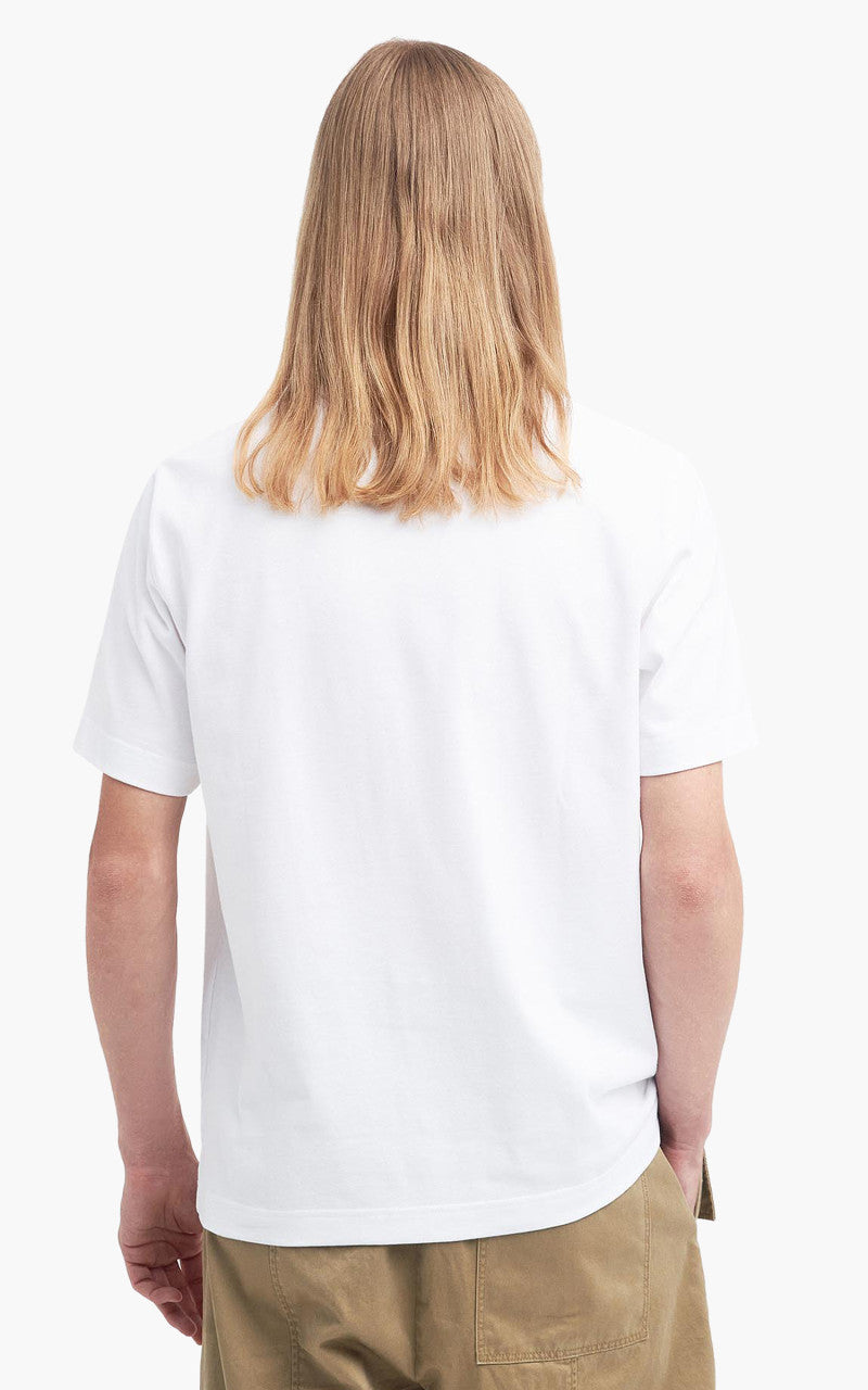 Barbour x Maison Kitsuné Beaufort T-Shirt Fox White