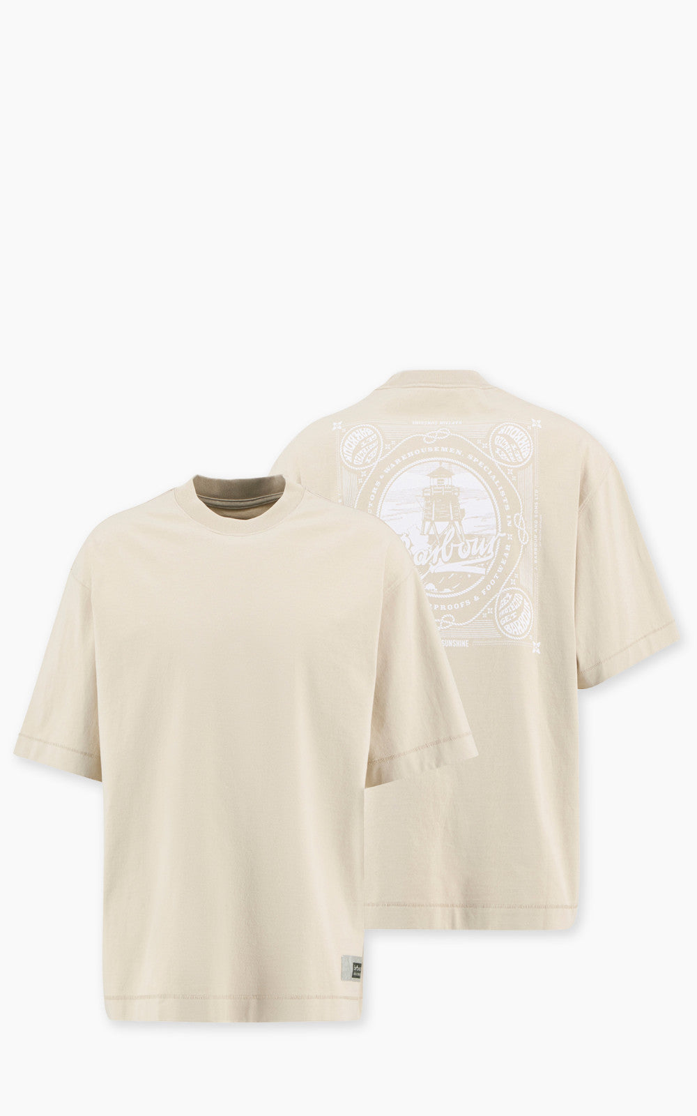Barbour x Kaptain Sunshine S/S T-Shirt Clay