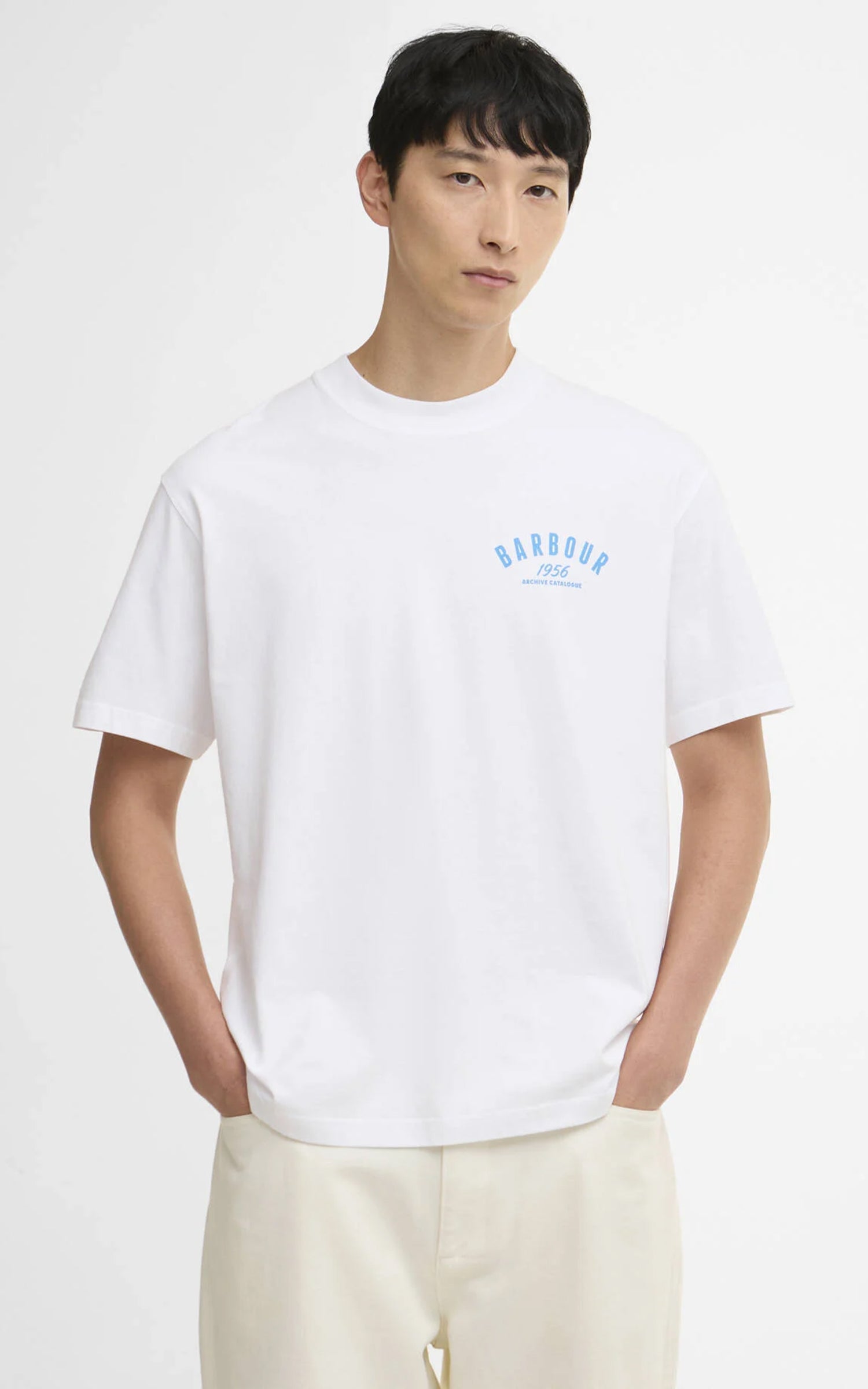 Barbour 1956 Graphic Oversized T-Shirt White
