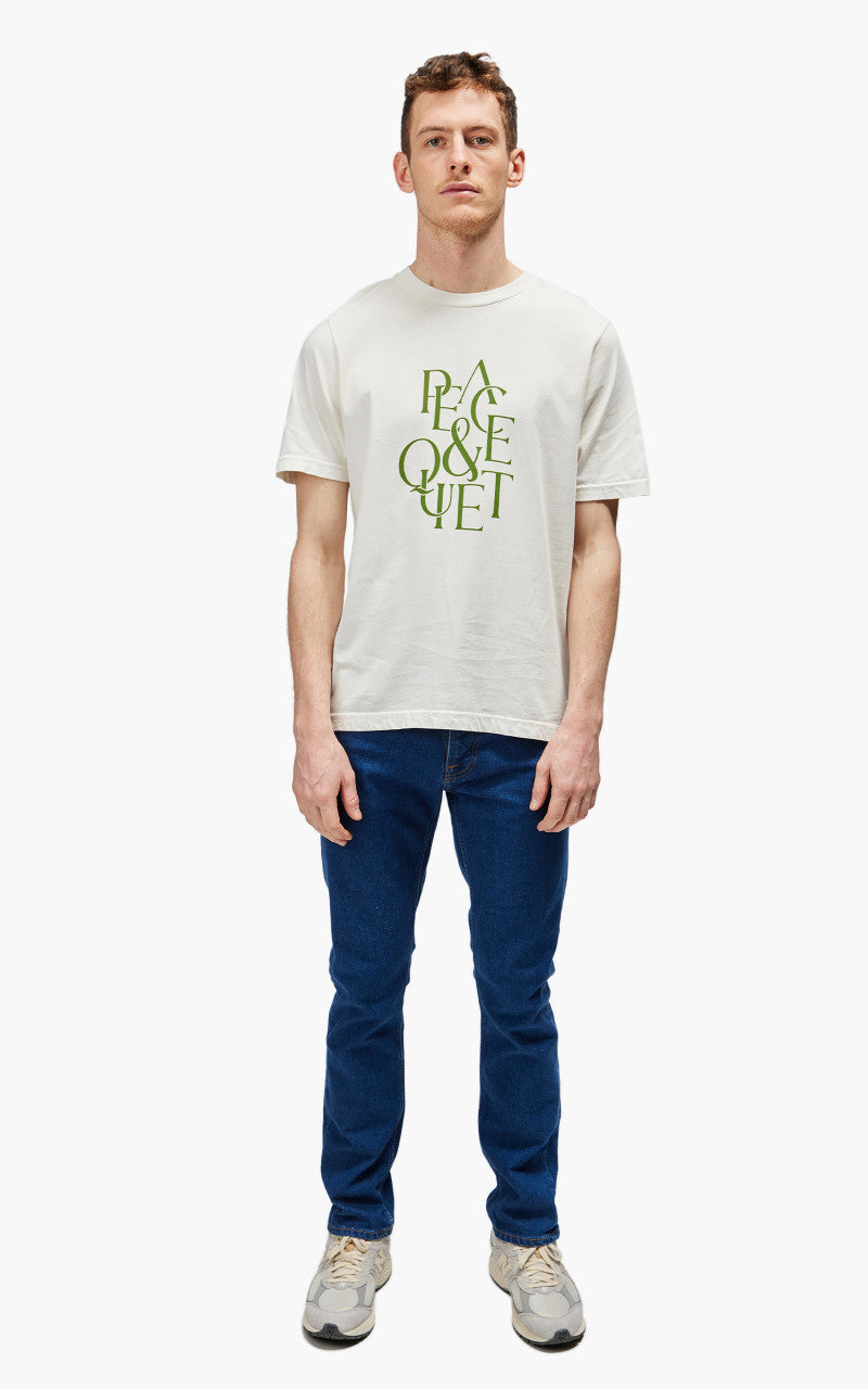 Museum of Peace & Quiet Serif T-Shirt Bone
