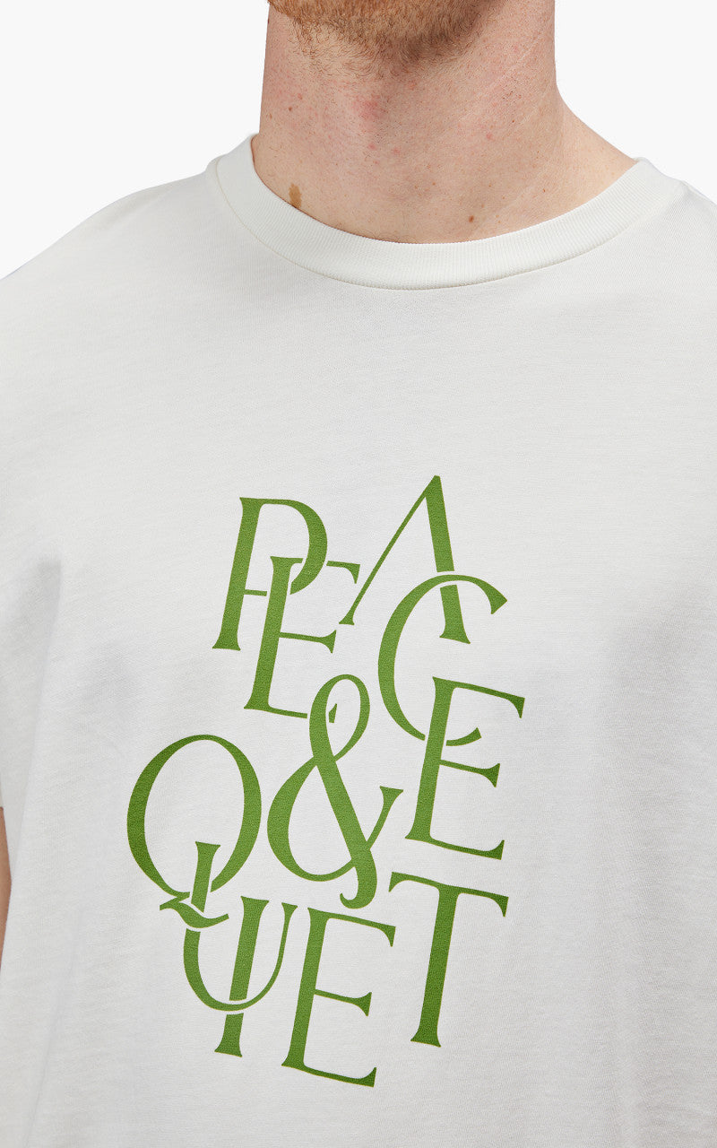Museum of Peace & Quiet Serif T-Shirt Bone